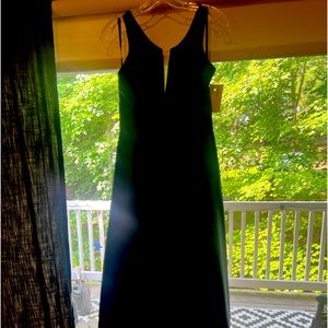 Navy blue mother of the Bride dress